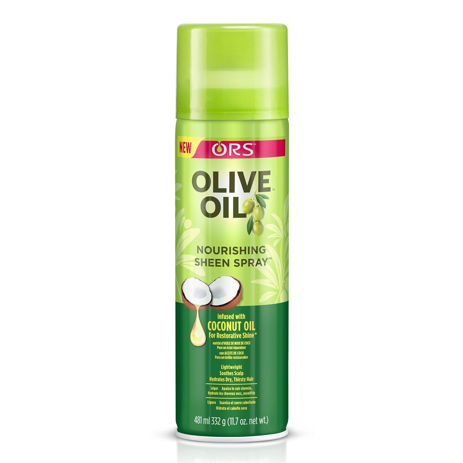 71weAEN0uNL._SL1500_.jpg ORS Olive Oil Nourishing Sheen Spray - Image 1